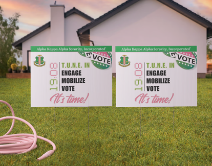 SAR Yard Sign - Engage, Mobilize, Vote 2024!