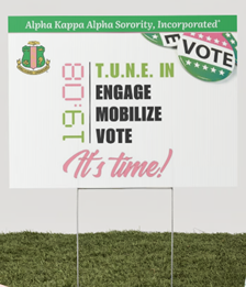 SAR Yard Sign - Engage, Mobilize, Vote 2024!